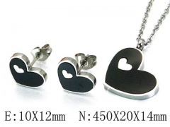 HY Wholesale jewelry Heart shaped Set-HY25S0643HIS
