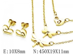 HY Wholesale jewelry Heart shaped Set-HY85S0200PR