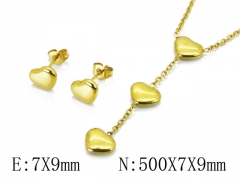 HY Wholesale jewelry Heart shaped Set-HY59S1313OE
