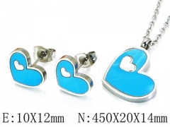 HY Wholesale jewelry Heart shaped Set-HY25S0647HIG