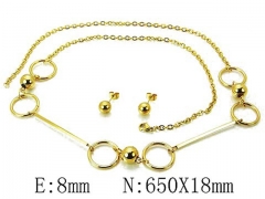 HY Wholesale 316 Stainless Steel jewelry Sets-HY59S2698HJL