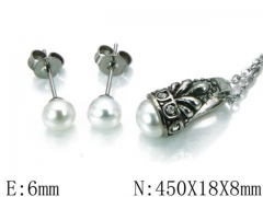 HY Wholesale Jewelry Natural Pearl Set-HY30S0210HIW