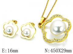 HY Wholesale Jewelry Natural Pearl Set-HY21S0090HLW