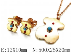 HY Wholesale Bears Earring/Pendant Set-HY90S0154HNE