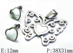 HY Wholesale 316 Stainless Steel jewelry Sets-HY72S0277HIL