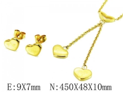 HY Wholesale jewelry Heart shaped Set-HY81S1000PW
