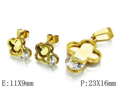 HY Wholesale 316 Stainless Steel jewelry Set-HY21S0078NE