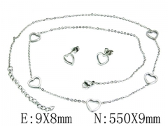 HY Wholesale jewelry Heart shaped Set-HY59S2873PZ