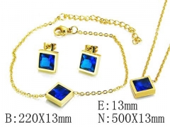 HY Wholesale 316 Stainless Steel jewelry Set-HY59S2737PG