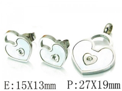 HY Wholesale 316 Stainless Steel jewelry Set-HY25S0571HHR
