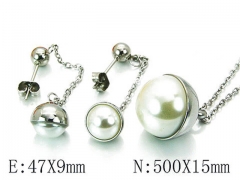 HY Wholesale Jewelry Natural Pearl Set-HY06S1003HID