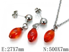 HY Wholesale 316 Stainless Steel jewelry Set-HY81S0001HHZ
