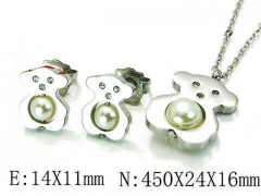 HY Wholesale Bears Earring/Pendant Set-HY90S0202HJW