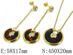 HY Wholesale 316 Stainless Steel jewelry Set-HY06S0957HLV