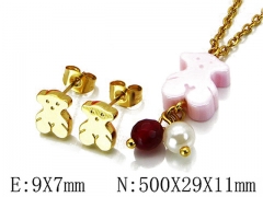 HY Wholesale Bears Earring/Pendant Set-HY64S0572HLV