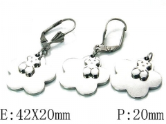 HY Wholesale Bears Earring/Pendant Set-HY64S0895HOU