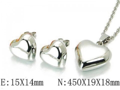 HY Wholesale jewelry Heart shaped Set-HY67S0203OL