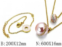 HY Wholesale Jewelry Natural Pearl Set-HY06S0973HMT