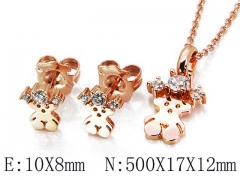 HY Wholesale Bears Earring/Pendant Set-HY90S0258INE