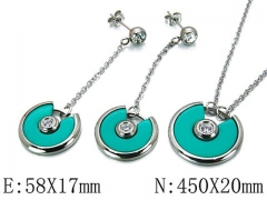 HY Wholesale 316 Stainless Steel jewelry Set-HY06S0954HID