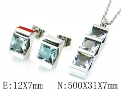 HY Wholesale 316 Stainless Steel jewelry Set-HY59S2793HSS