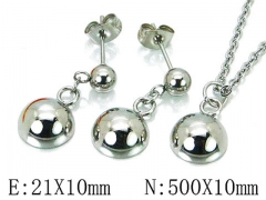 HY Wholesale 316 Stainless Steel jewelry Sets-HY64S1051LE