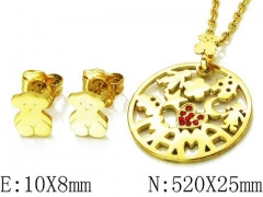 HY Wholesale Bears Earring/Pendant Set-HY90S0209HNL