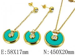 HY Wholesale 316 Stainless Steel jewelry Set-HY06S0955HLD