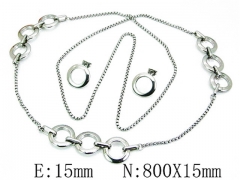 HY Wholesale 316 Stainless Steel jewelry Sets-HY59S1296HJF