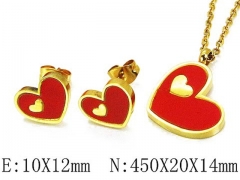 HY Wholesale jewelry Heart shaped Set-HY25S0642HJS
