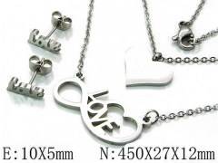 HY Wholesale 316 Stainless Steel jewelry Set-HY54S0375OA