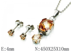 HY Wholesale 316 Stainless Steel jewelry Set-HY30S0326HIL