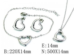 HY Wholesale jewelry Heart shaped Set-HY59S2745OV