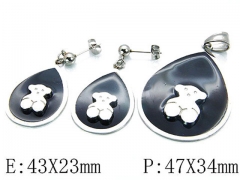 HY Wholesale Bears Earring/Pendant Set-HY64S0562HOS