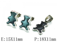 HY Wholesale Bears Earring/Pendant Set-HY64S0767HID