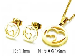 HY Wholesale jewelry Heart shaped Set-HY58S0536JZ