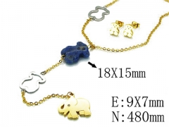 HY Wholesale Bears Earring/Pendant Set-HY64S0662IKS