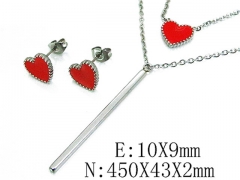 HY Wholesale jewelry Heart shaped Set-HY59S2885PA