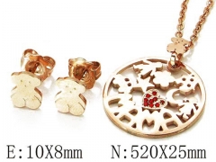 HY Wholesale Bears Earring/Pendant Set-HY90S0210HOR