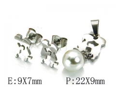 HY Wholesale 316 Stainless Steel jewelry Sets-HY58S0140KE