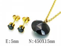 HY Wholesale 316 Stainless Steel jewelry Set-HY30S0344HID