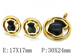 HY Wholesale Bears Earring/Pendant Set-HY64S0532IRR
