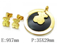 HY Wholesale Bears Earring/Pendant Set-HY64S0546IIG