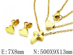 HY Wholesale jewelry Heart shaped Set-HY54S0236PS