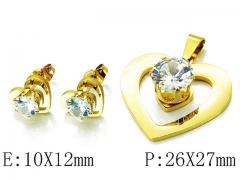 HY Wholesale 316 Stainless Steel jewelry Set-HY21S0148LE