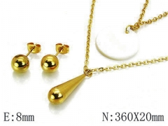 HY Wholesale 316 Stainless Steel jewelry Sets-HY81S0530HJG