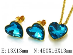 HY Wholesale jewelry Heart shaped Set-HY85S0172MS