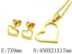 HY Wholesale jewelry Heart shaped Set-HY54S0209MD