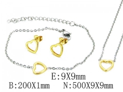 HY Wholesale jewelry Heart shaped Set-HY59S2835MR