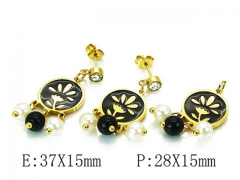 HY Wholesale Jewelry Natural Pearl Set-HY64S0733HOX